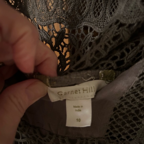 Garnet Hill Embroidered Lace Dress. Size 10. - Picture 2 of 6